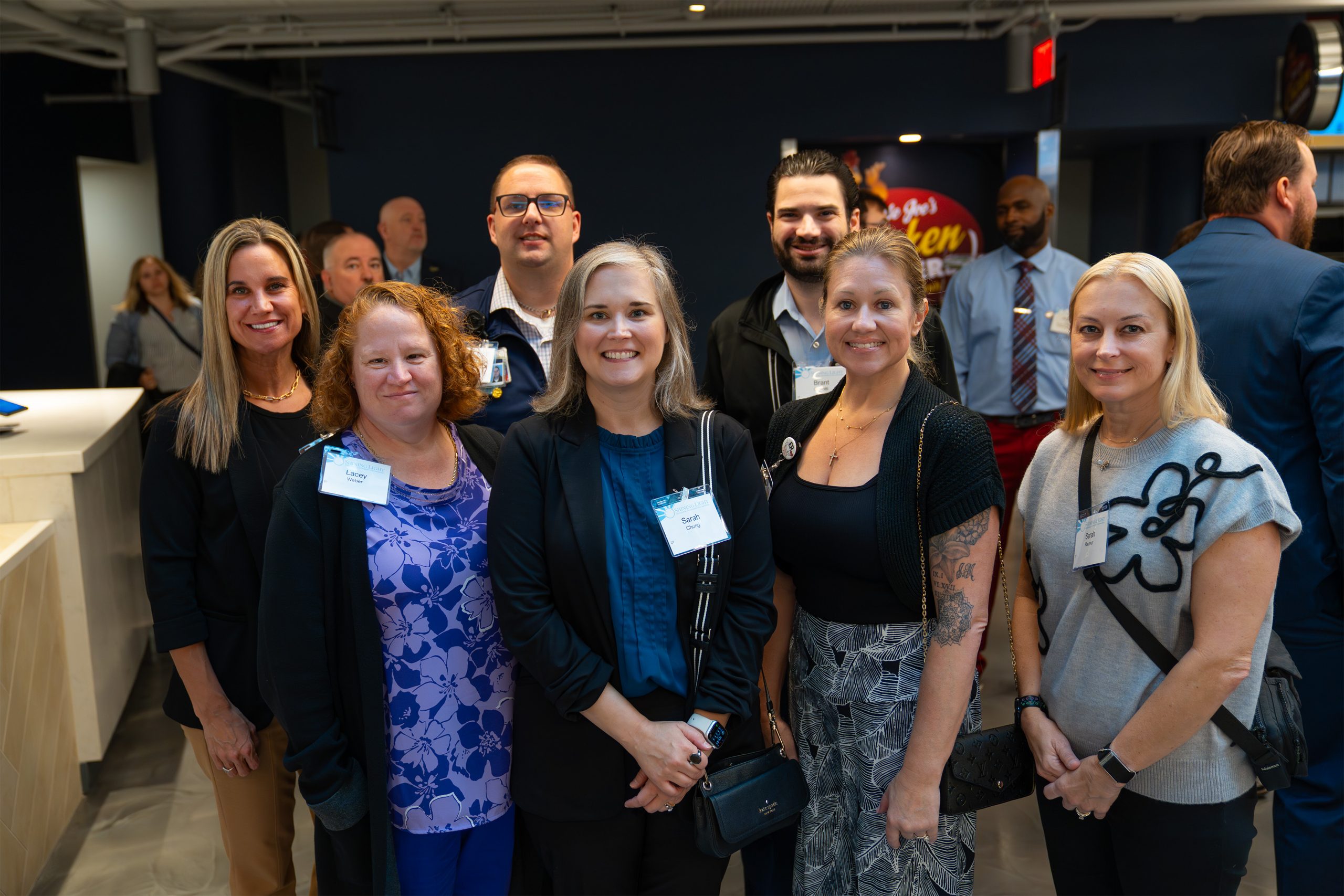 Images from the 2025 SEMCOG Shining Light Awards ceremony, showcasing honorees receiving recognition for outstanding regional cooperation and leadership. The photos feature award recipients posing with plaques, speakers addressing the audience, and attendees gathered in a formal event setting with branded banners and sponsor logos in the background.
